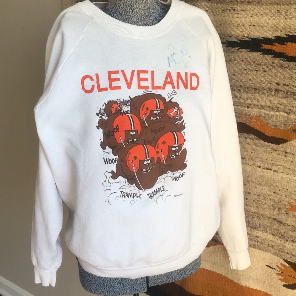 Vintage Cleveland Browns dawg pound sweatshirt